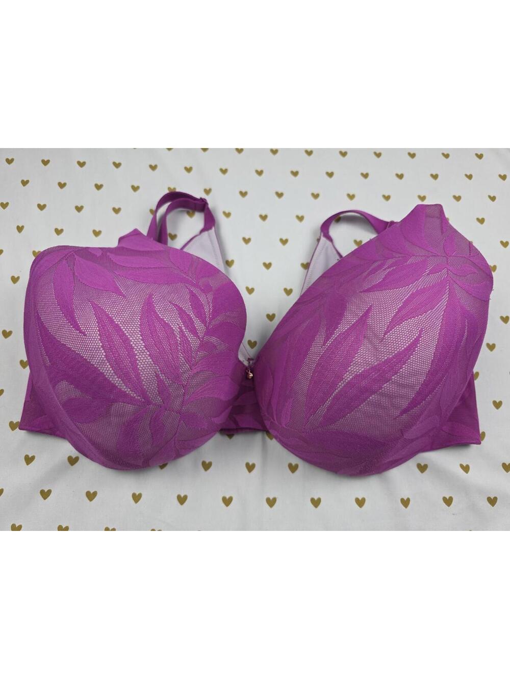 Cacique Purple 42F Back Smoother Lightly Lined Full Coverage Bra 42DDD